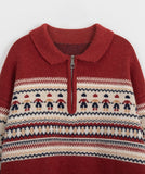 Harken Nordic Half-zip Collar Knit