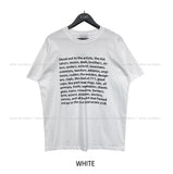 (UNISEX) Out Lettering Short Sleeve Tee