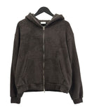 Bev Shearling Hooded Zip-Up