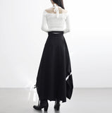 Prene Flared Wrap Skirt