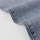 Summer cooling inner banding semi bootcut span denim pants