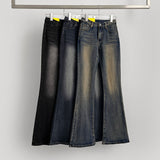 Pelvic Pad Slim Span Bootcut Denim Pants