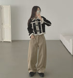 Lovely Casual Crop Duffle Full Fur Mustang