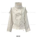 Penner Belted Short Trench Jacket