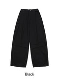 Lupen pintuck wide cotton pants