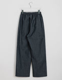 [unisex] Lonve Pintuck Banding Wide Denim Pants