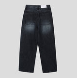 Bor Washed Wide Denim Pants