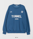 Tunnel Sporty Printing Brushed Over Sweatshirt