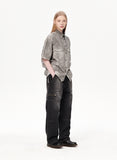 SPRAY DYED HALF SHIRT