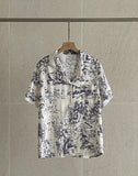 Myuteurin Toile Flower Pajama Set
