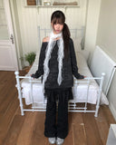 Melien Dot Shirring Muffler