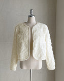 Roseming Flower Short Cardigan Jacket