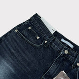Lujin cat brush washed denim