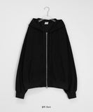 [unisex] Date Two Way Over Hood Zip Up Jumper