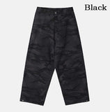 Coil camo snap parachute pants
