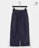 Mirop One-Tuck Fleece Two-Way Wide Pants