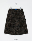 [unisex] Hobur Camo Carpenter Banding Bermuda Pants