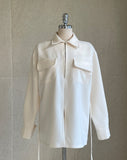Casey Half-Open Collar Blouse