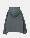 Bor Dot Hood Fleece Fluffy Overfit Jumper