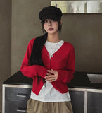 [U-BASIC] Ale Corsel V-neck Cardigan