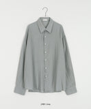 [unisex] Afugo Linen See-through Over Shirt