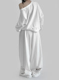 Cross One Shoulder Sweatshirt