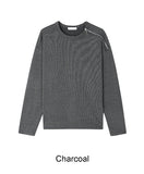 Kend Zipper Ribbed T-shirt
