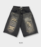 Grunning Vintage Damage Bermuda Pants
