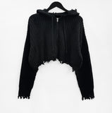 Mihen Knit Hooded Zip-Up