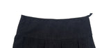 Lucky Suede Pleats Wrap Skirt