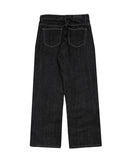 Karn Non-fade Raw Wide Denim Pants