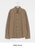 Petite Over Check Shirt