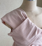 Onde Unbal shirring sleeveless blouse