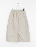 Comoe Banding Padded Long Skirt