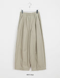 Shana Banding Pin Tuck Cotton Balloon Pants