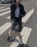 Kime Cropped Windbreaker Jacket