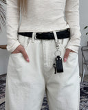 Dor Curved Cotton Pants