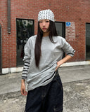 Kimi Stripe Reversible Layered Long Sleeveless