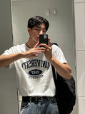 University over T-shirt