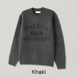 Soft Lettering Over Knit