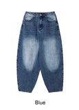 Reuben Slub Balloon Denim Pants