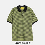 Belu Stripe Collar Short Sleeve T-shirt