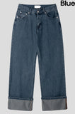 Millet Wide Roll Up Denim