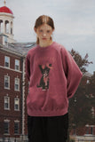RIBBON CAT Raglan Pigment Sweatshirt
