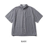 String striped over short-sleeved shirt