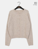 Knots Wrap Button Knit Cardigan