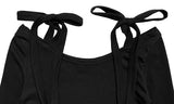 Nayu Ribbon Off Shoulder Cropped T-shirt