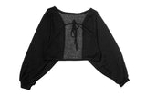[A/M] Sea Strap Summer Bolero Cardigan