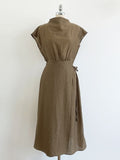Forven Hanek Wrinkle Banding Wrap Long One Piece