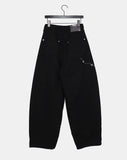 Topping Flower Stud Wide Long Pants